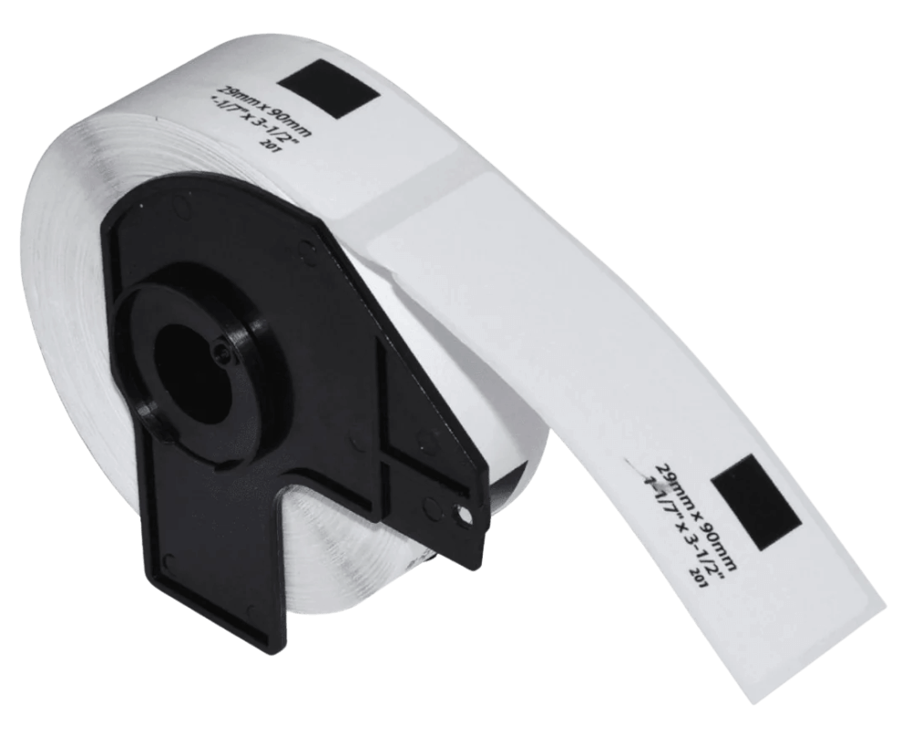 Brother DK11201 Vit 29 x 90 mm, 400 stk. adresseetiket - Kompatibel