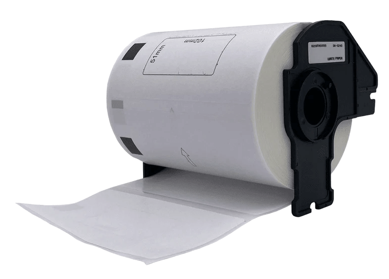 Brother DK11240 Vit 102 x 50mm, 600 stk. adresseetiket - Kompatibel