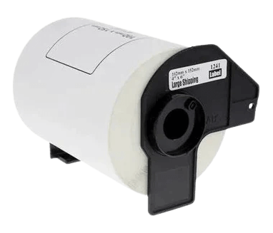 Brother DK11241 Vit 102 x 152 mm, 200 stk. adresseetiket - Kompatibel