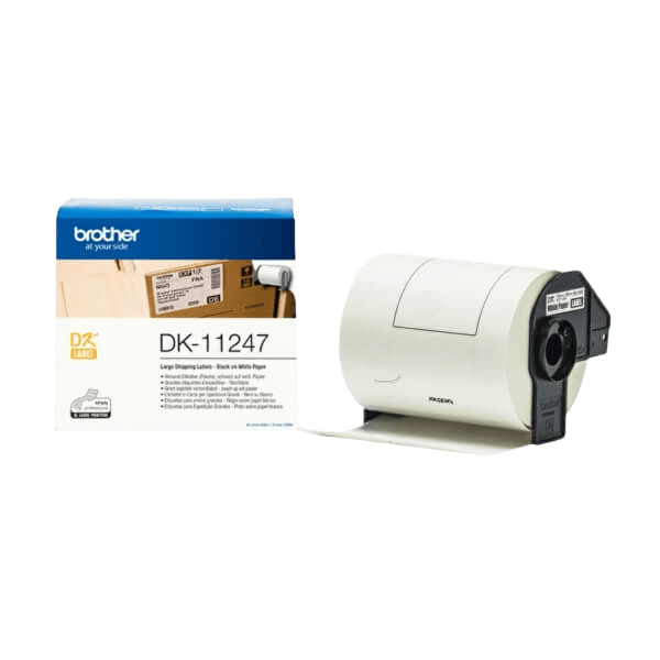 Brother DK11247 Vit 103 x 164 mm adresseetiket - Original