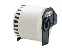 Brother DK44205 Svart text / Vit tejp 62 mm x 30 m tejp - Kompatibel