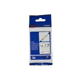 Brother HSE231 Svart text / Vit tejp 11,7 mm x 1,5 m tejp - Original