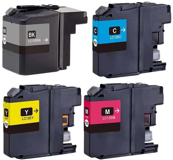 Brother LC12E CMYK "välj själv" rabattpaket rabatt paket - Kompatibel