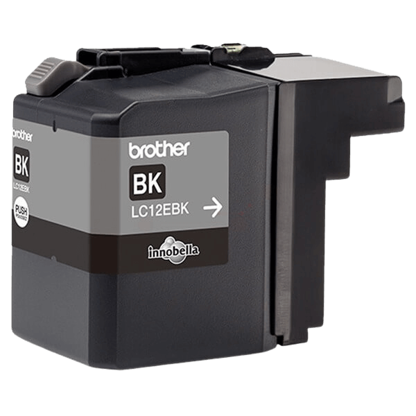 Brother LC12EBK svart bläckpatron - Original