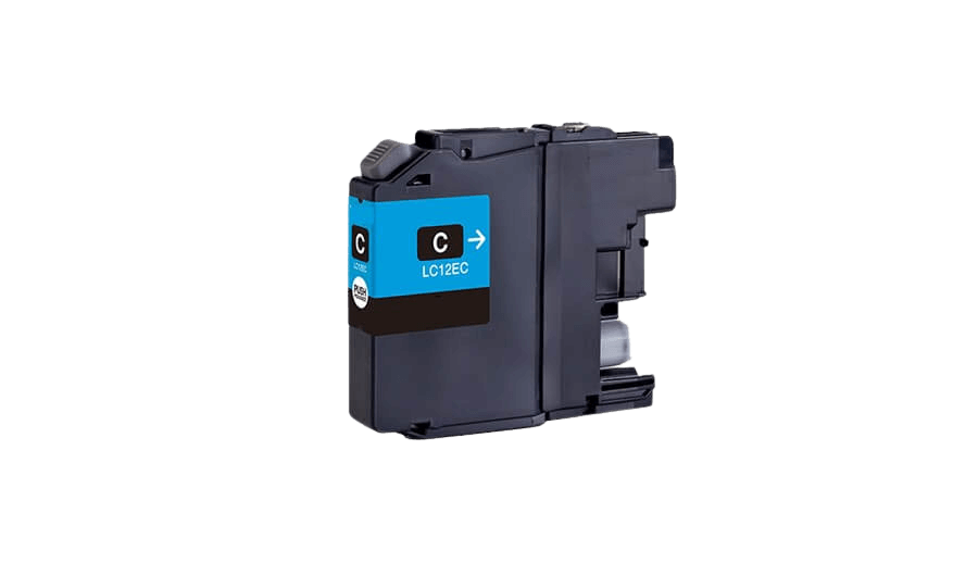 Brother LC12EC cyan bläckpatron - Kompatibel