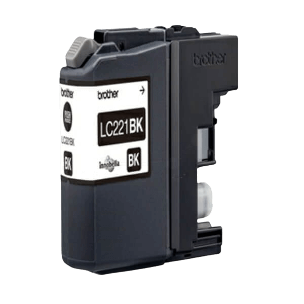 Brother LC221BK svart bläckpatron - Original