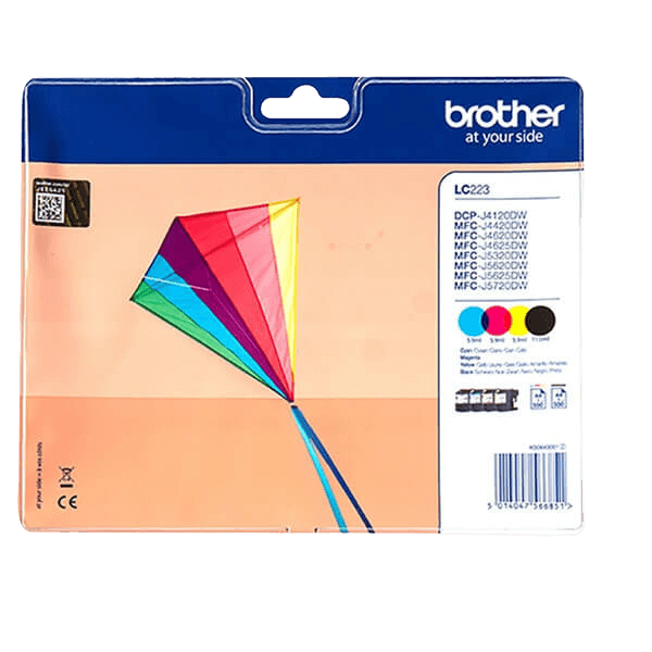 Brother LC223VALBPDR CMYK rabattpaket - Original