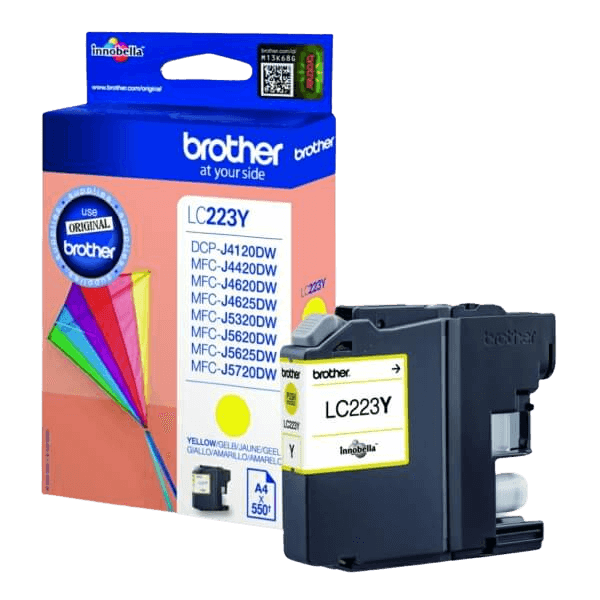 Brother LC223Y gul bläckpatron - Original