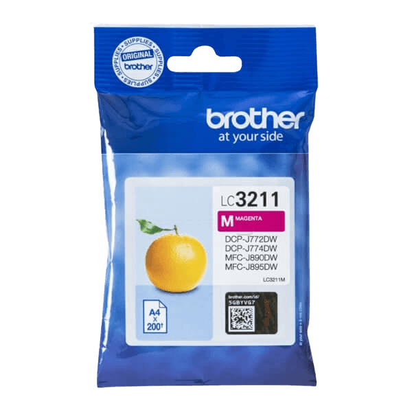 Brother LC3211M magenta bläckpatron - Original