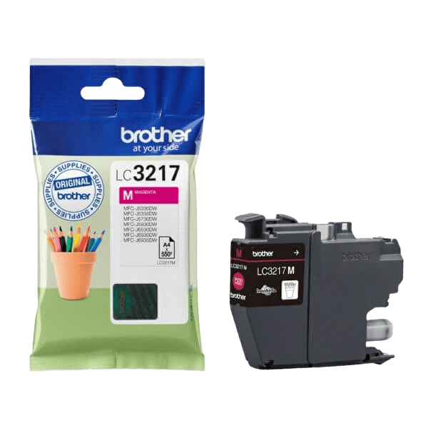 Brother LC3217M magenta bläckpatron - Original