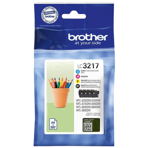 Brother LC3217VALDR CMYK rabattpaket - Original