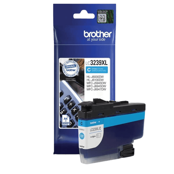 Brother LC3239XLC cyan XL bläckpatron - Original