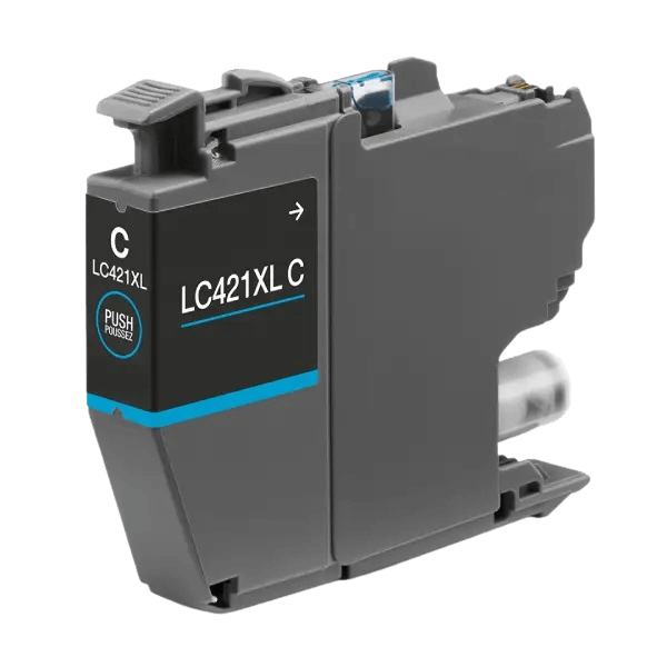 Brother LC421XLC cyan XL bläckpatron - Kompatibel