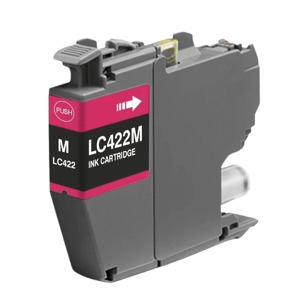 Brother LC422M magenta bläckpatron - Kompatibel