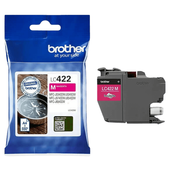 Brother LC422M magenta bläckpatron - Original