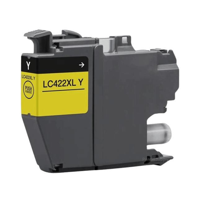 Brother LC422XLY gul XL bläckpatron - Kompatibel