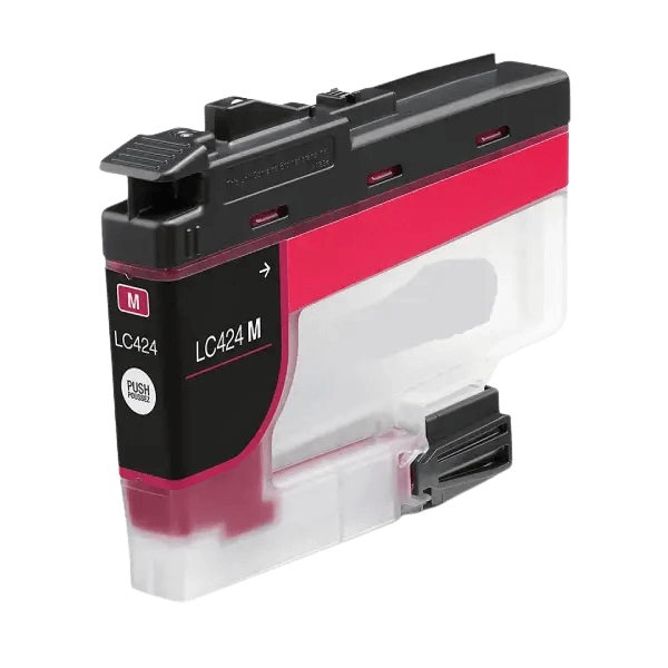 Brother LC424M magenta bläckpatron - Kompatibel