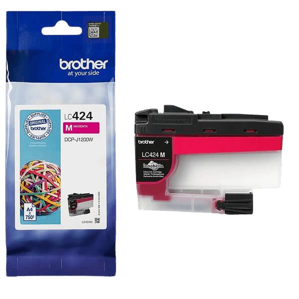 Brother LC424M magenta bläckpatron - Original