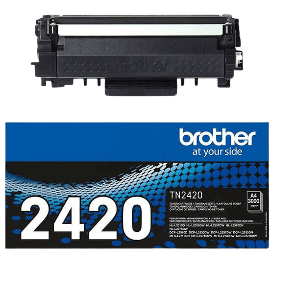 Brother TN2420 svart XL toner - Original