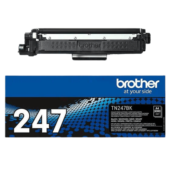 Brother TN247BK svart XL toner - Original