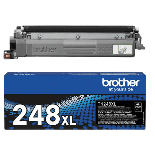 Brother TN248XLBK svart XL toner - Original