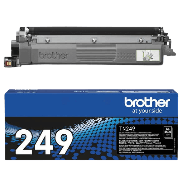 Brother TN249BK svart XXL toner - Original