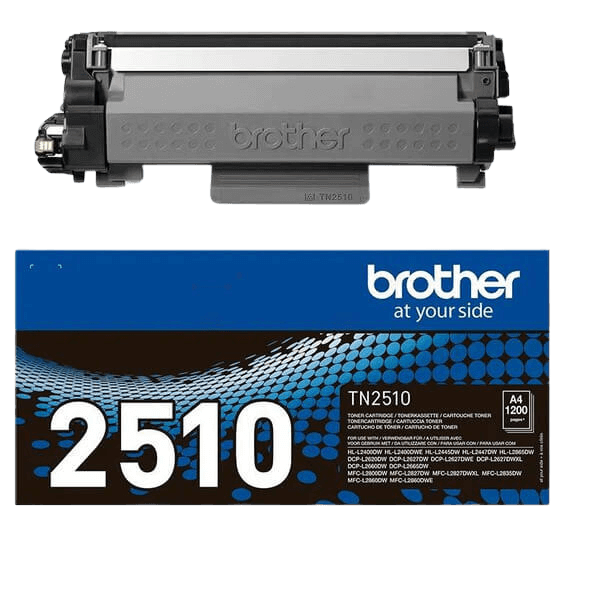 Brother TN2510 svart toner - Original
