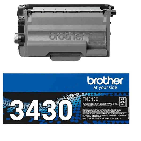 Brother TN3430 svart toner - Original