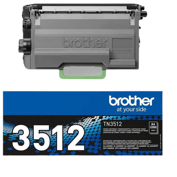 Brother TN3512 svart XXL toner - Original
