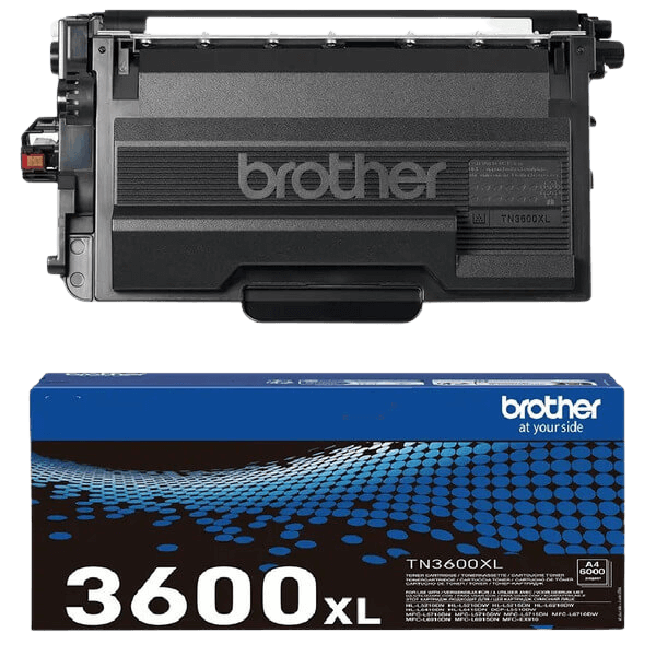 Brother TN3600XL svart XL toner - Original