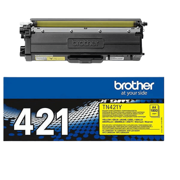 Brother TN421Y gul toner - Original