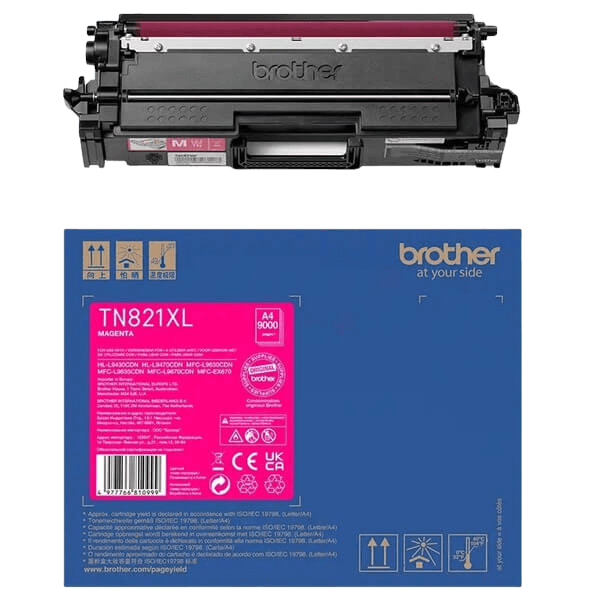 Brother TN821XLM magenta XL toner - Original