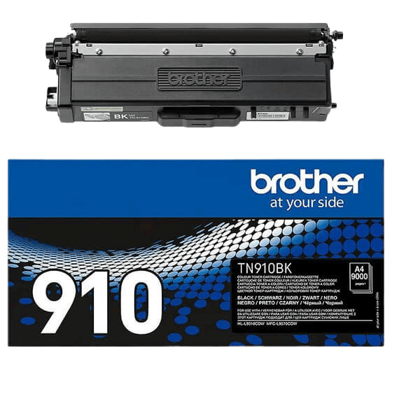 Brother TN910BK svart toner - Original