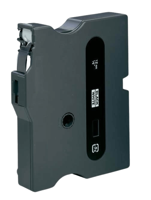 Brother TX231 Svart text / Vit tejp 12 mm x 15 m tejp - Kompatibel