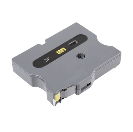 Brother TX631 Svart text / Gul tejp 12 mm x 15 m tejp - Kompatibel