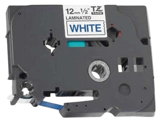 Brother TZe233 Blå text / Vit tejp 12 mm x 8 m tejp - Kompatibel