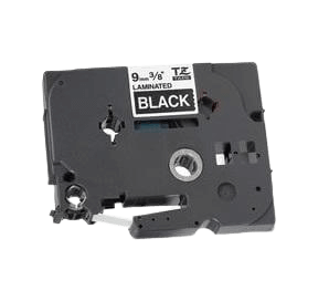 Brother TZe325 Vit text / Svart tejp 9 mm x 8 m tejp - Kompatibel