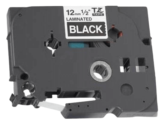 Brother TZe335 Vit text / Svart tejp 12 mm x 8 m tejp - Kompatibel