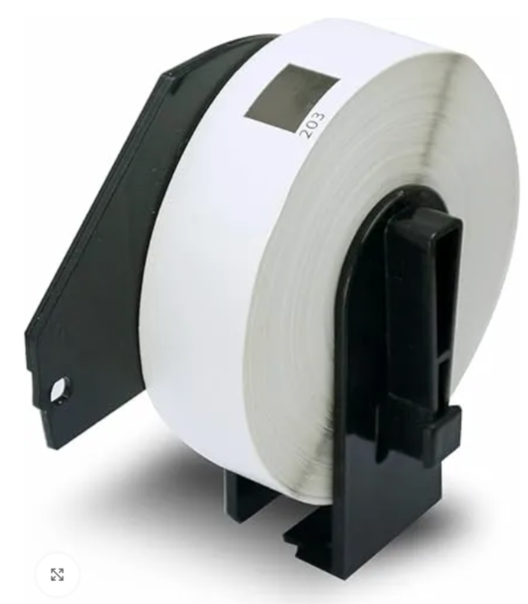 Brother DK11203 Vit 17 x 87 mm, 300 stk. adresseetiket - Kompatibel