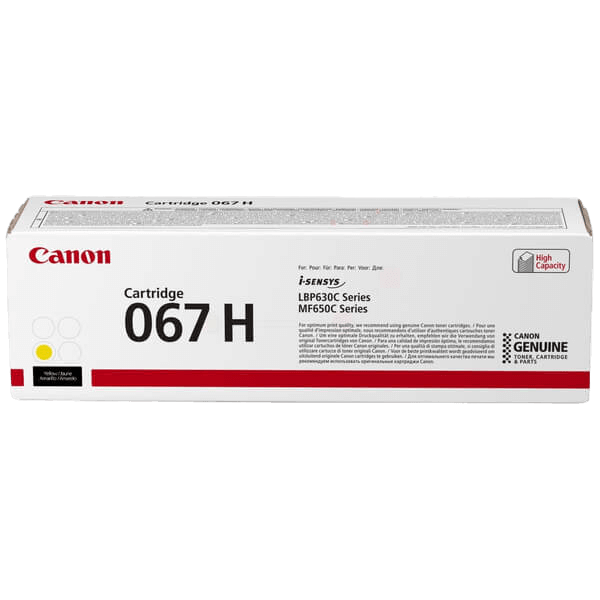 Canon 067H / 5103C002 gul XL toner - Original