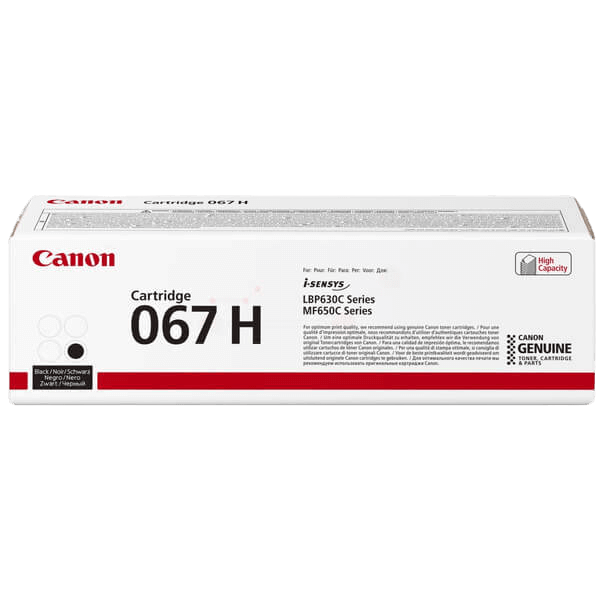 Canon 067H / 5106C002 svart XL toner - Original