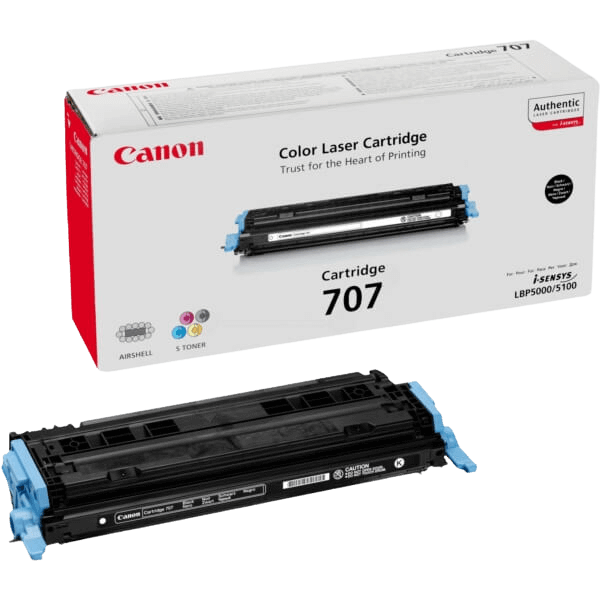Canon 707 / 9424A004 svart toner - Original