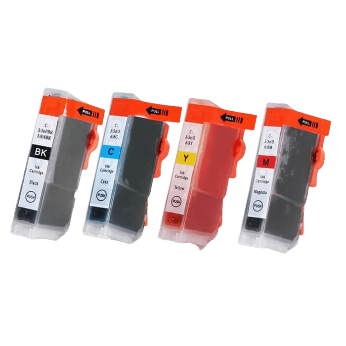 Canon BCI-3E CMYK XL "välj själv" rabattpaket rabatt paket - Kompatibel