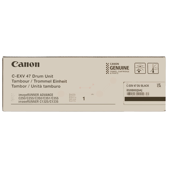 Canon C-EXV47BK / 8520B002 svart trumma - Tillbehör - Original