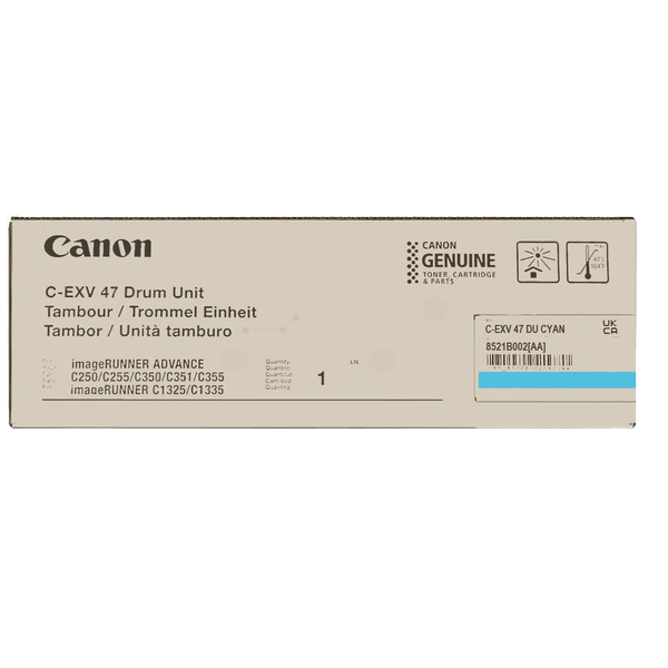 Canon C-EXV47C / 8521B002 cyan trumma - Tillbehör - Original