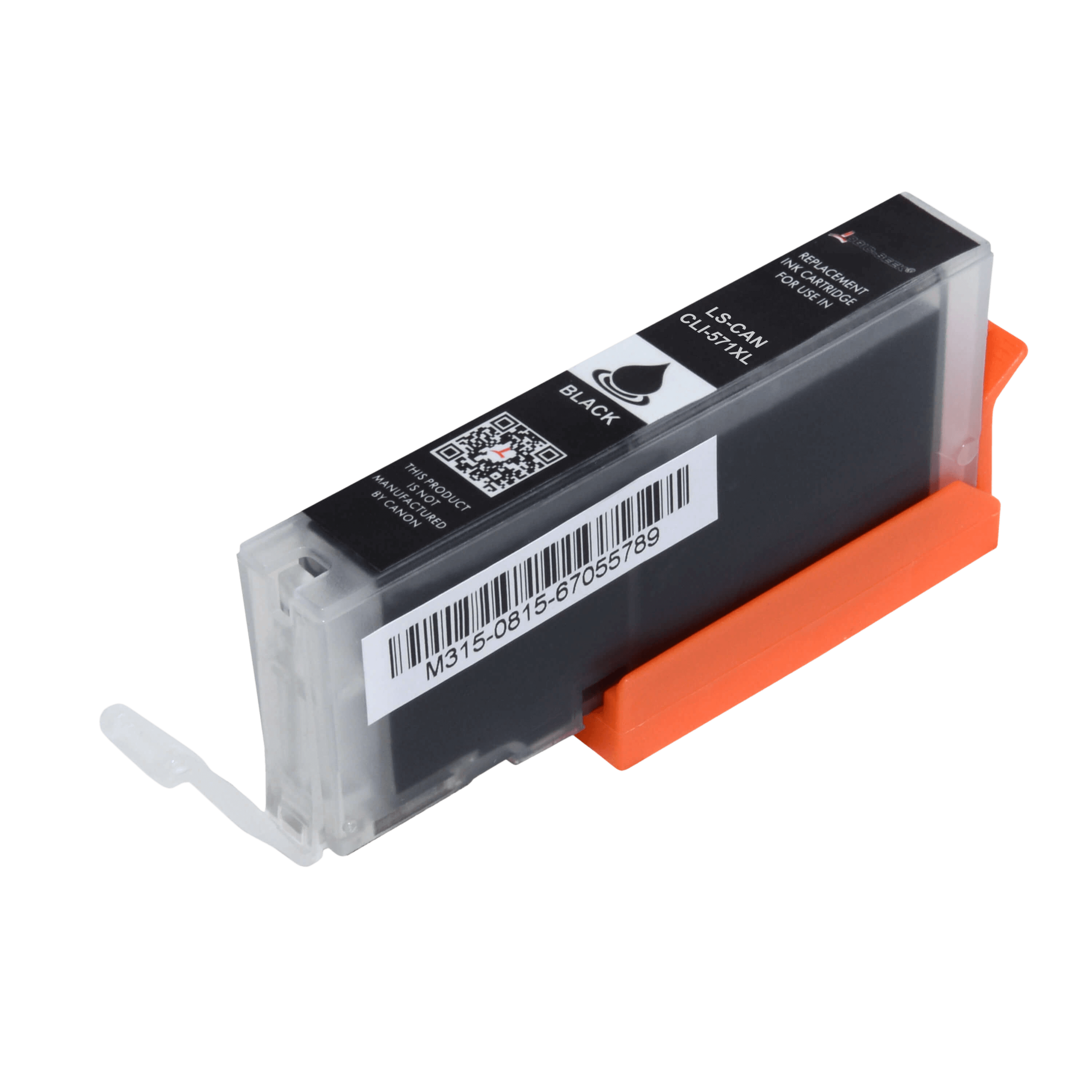 Canon CLI-571BK / 0331C001 svart XL bläckpatron - Kompatibel