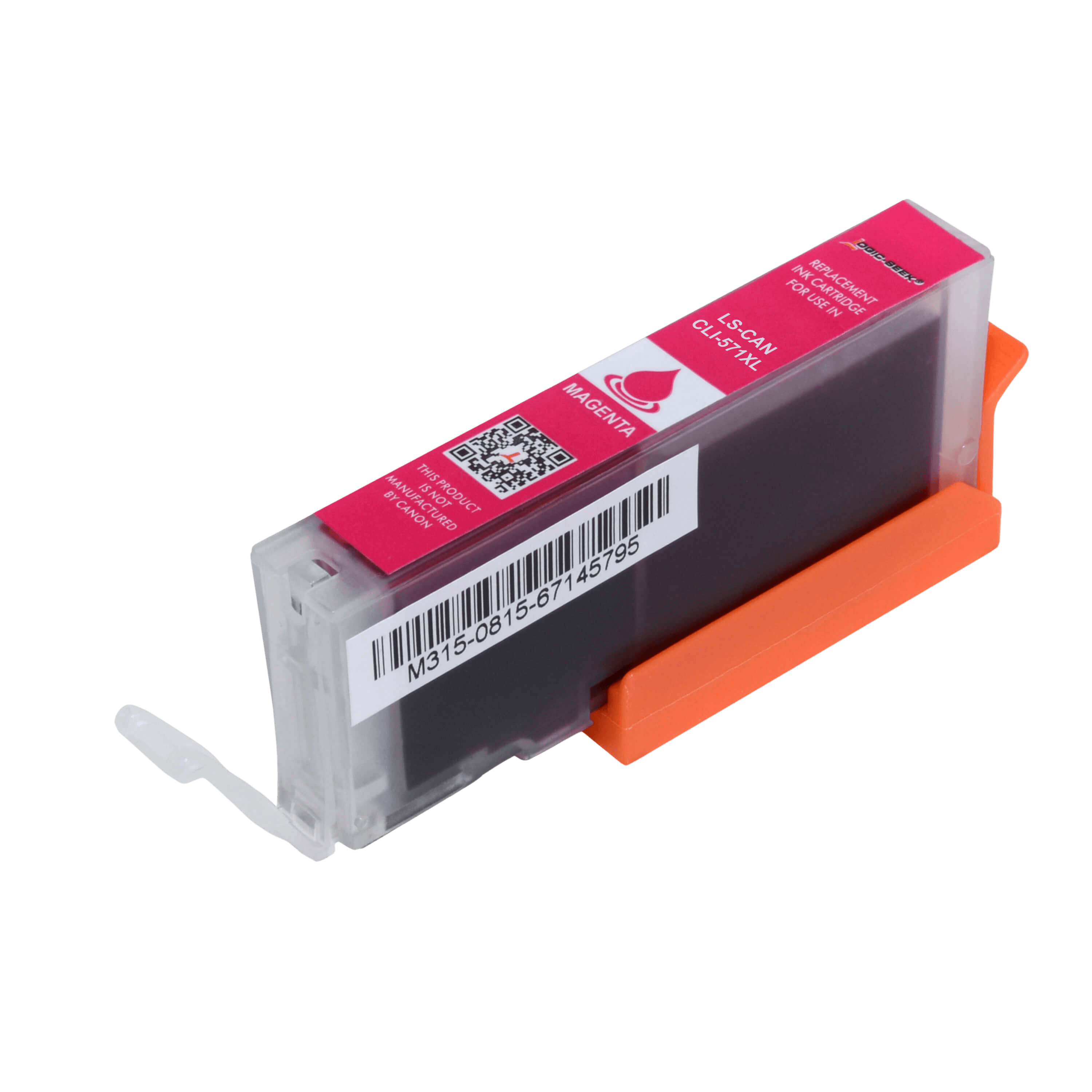 Canon CLI-571M / 0333C001 magenta XL bläckpatron - Kompatibel