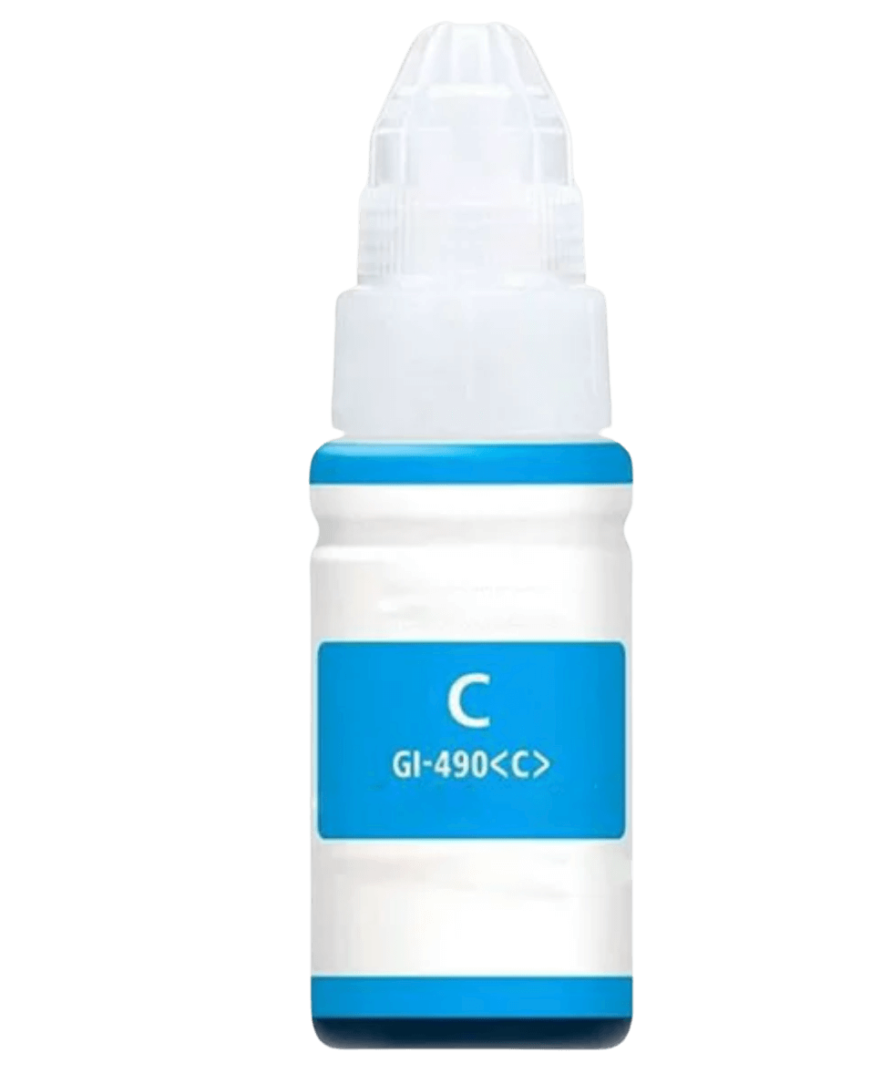 Canon GI-490C / 0664C001 cyan bläck refill - Kompatibel