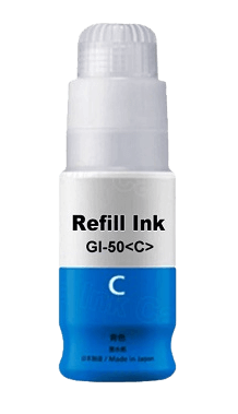 Canon GI-50 C / 3403C001 cyan bläck refill - Kompatibel