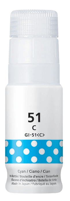 Canon GI-51C / 4546C001 cyan bläck refill - Kompatibel